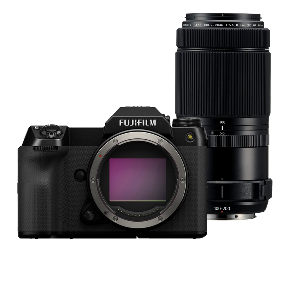 FUJIFILM GFX 100S II Medium Format Digital Camera with GF 100-200mm f/5.6 Lens