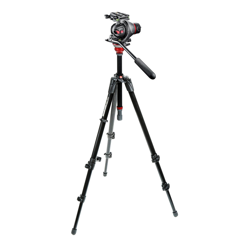 Manfrotto 755XB Aluminium Tripod + 055M8 Hybrid Video Head