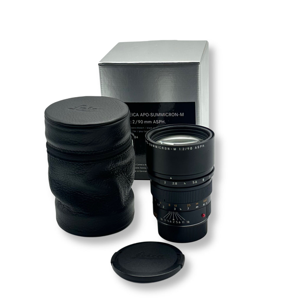 Pre-Owned Leica APO-Summicron-M 90mm f/2 ASPH Lens with Box 4208153