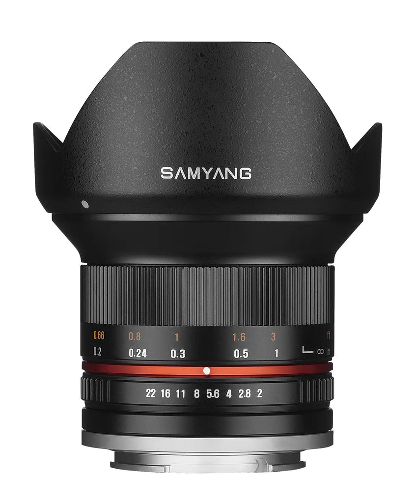 Samyang 12mm F2.0 UMC II Canon M APS-C Lens - Black