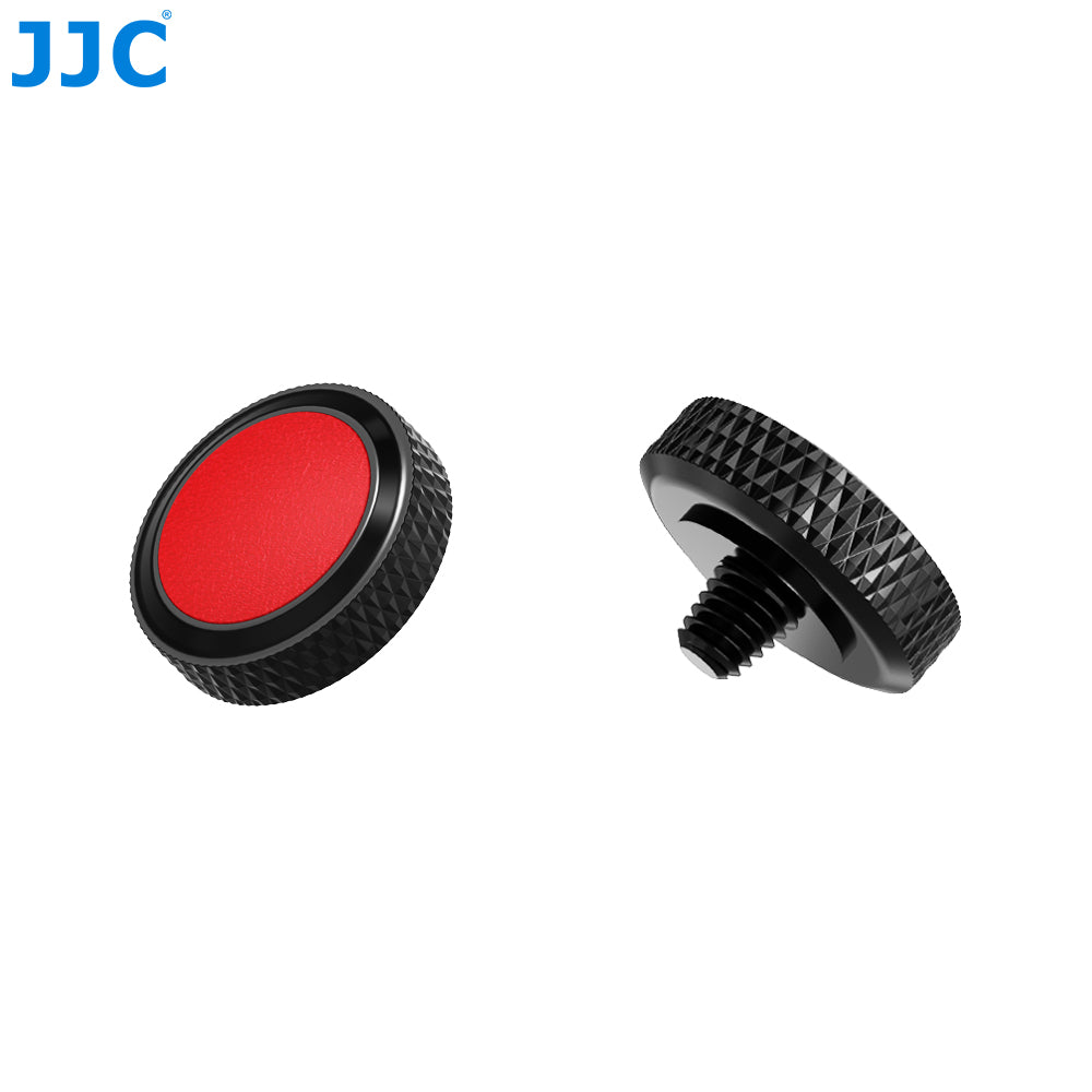 JJC Deluxe Soft Release Shutter Button - Red