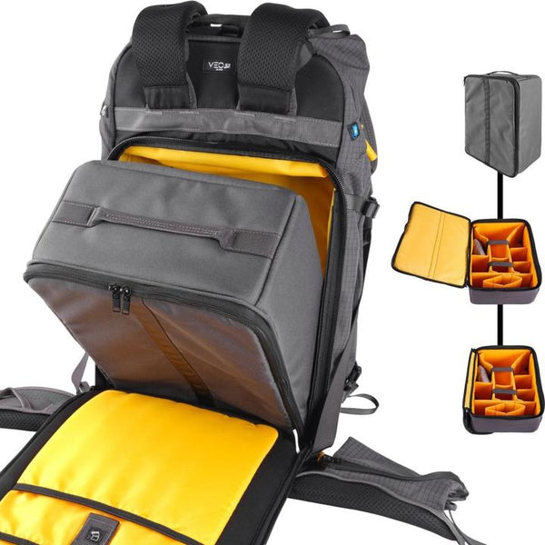 Pre-Owned Vanguard VEO 46 Active Backpack With Camera Cube Insert  (Second Hand)