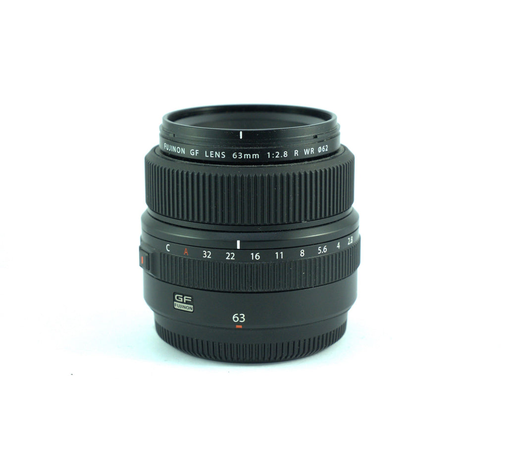 Pre-Owned Fujinon GF 63mm f/2.8 R WR Lens with caps, hood, pouch SN:76A10705 (Second Hand)