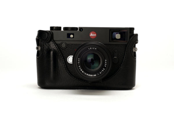 Artisan and Artist Black Leather Camera Half Case for Leica M11, M10, M10-P, M10-D