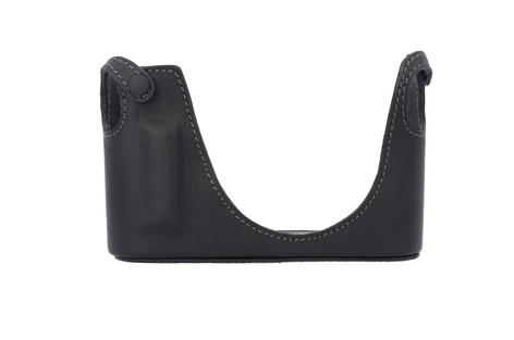 Artisan and Artist Black Leather Camera Half Case for Leica Q
