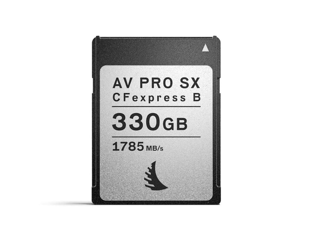 Angelbird AV PRO CFexpress SX Type B 330GB 1480mbps Write/1785mbps Read Memory Card
