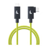 Angelbird USB-C 4.0 Solid Flex Cable Right-Angle Lime 32cm / 1ft