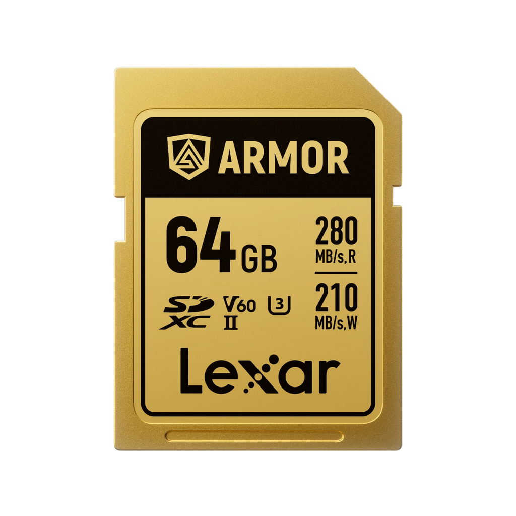 Lexar Armor Gold Pro SDXC UHS-II Card 64B