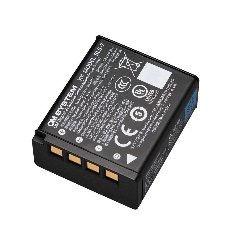 OM SYSTEM BLS-7 Battery