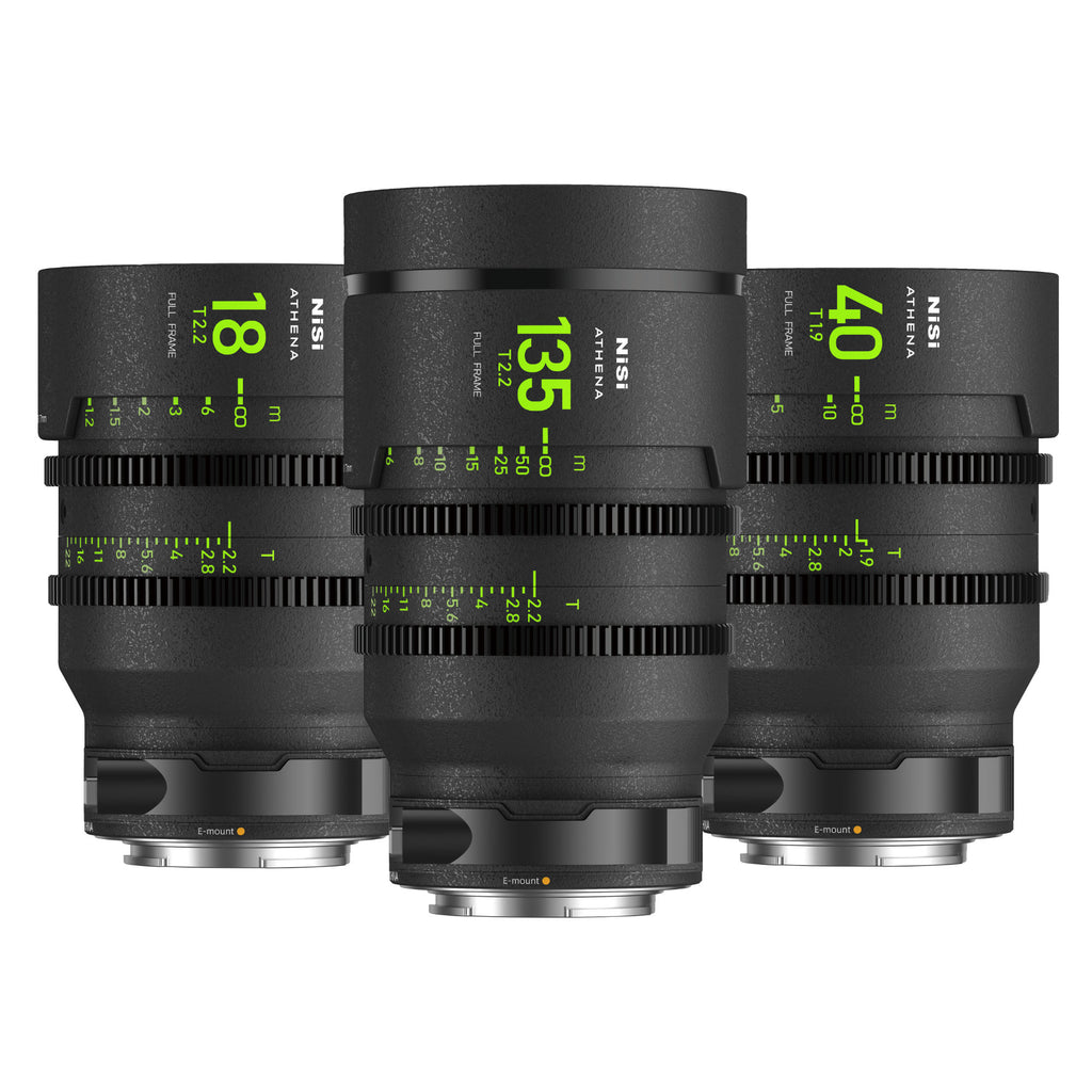 NiSi Athena Prime FF Cine Lens Add-On Kit - E Mount, Drop-In Filter [18/40/135]