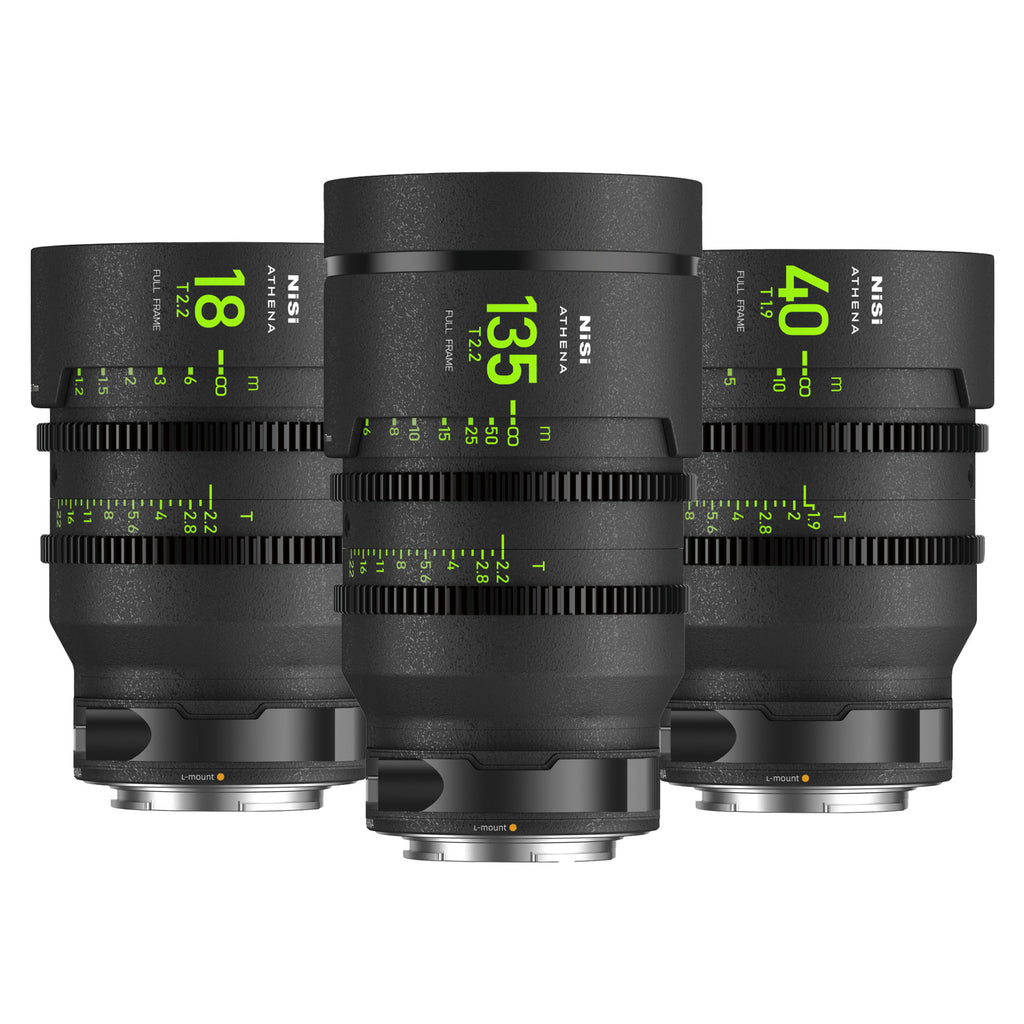 NiSi Athena Prime FF Cine Lens Add-On Kit - RF Mount, Drop-In Filter [18/40/135]