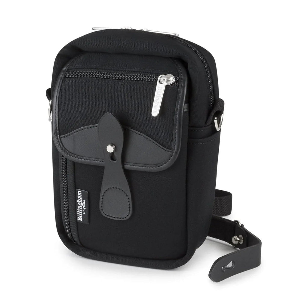 Billingham Airline Stowaway Camera Bag - Black Canvas / Black Leather
