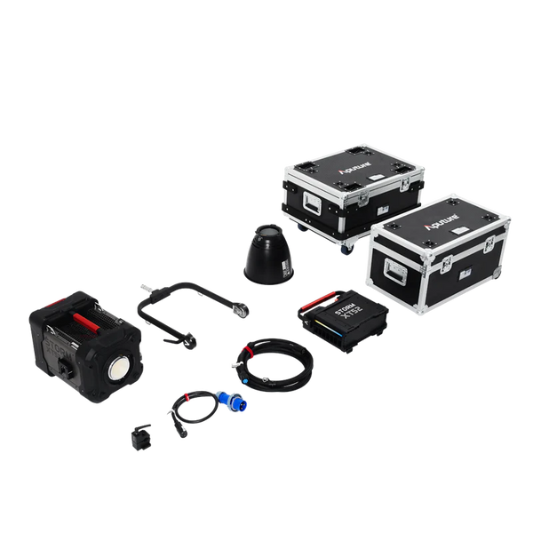 Aputure Storm XT52 BLAIR LED Light + 2x Flight Cases