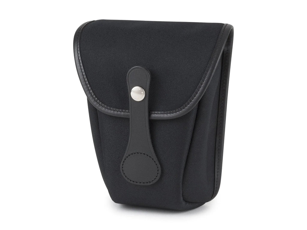 Billingham AVEA 8 End Pocket Pouch - Black FibreNyte / Black Leather