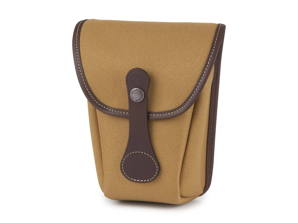 Billingham AVEA 8 End Pocket Pouch - Khaki FibreNyte / Chocolate Leather