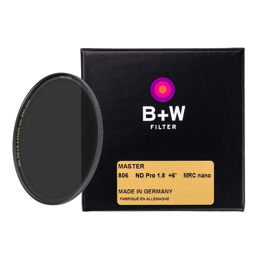 B+W 806 MRC Nano Master ND Filter 1.8 (6 Stop) - 62mm