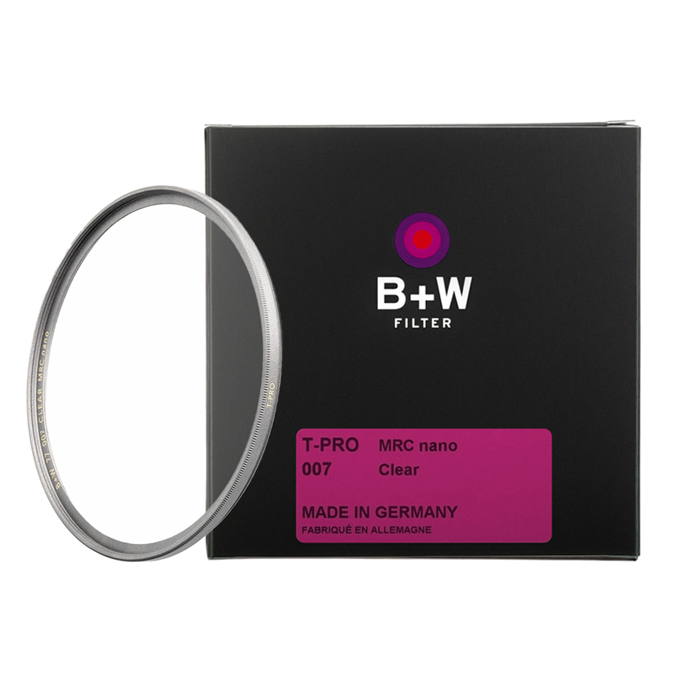 B+W 007 T-PRO Clear MRC Nano Filter - 55mm