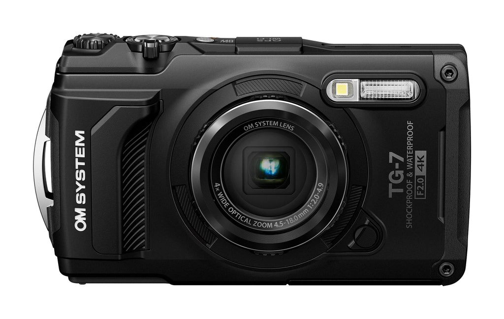 OM System Tough TG-7 Digital Camera (Black)