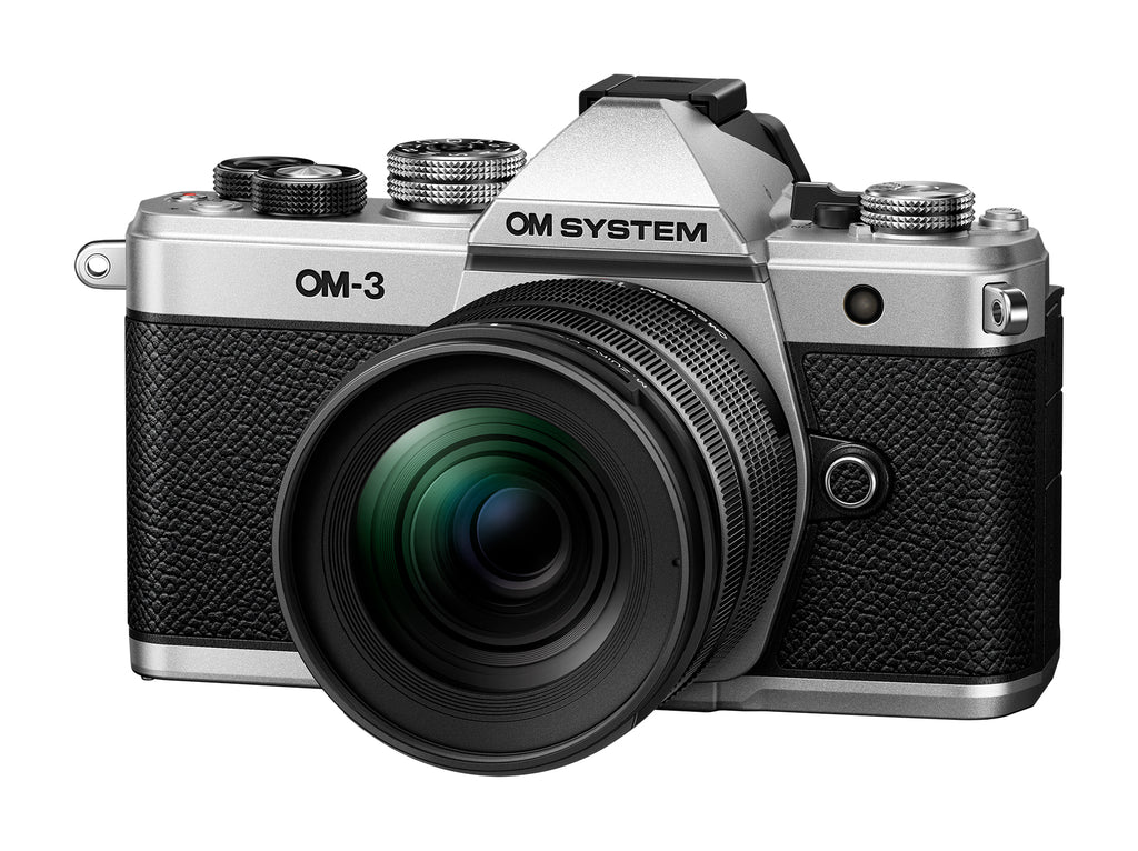 OM System OM-3 Camera Body (Silver) with 12-45mm Lens