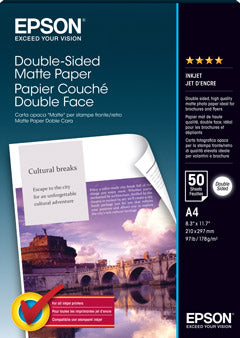 Epson A4 Double-Sided Matte 178GSM - 50 Sheets