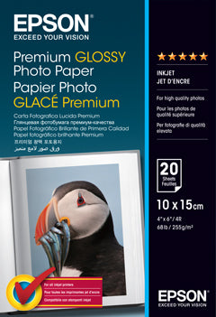 Epson 4 x 6''  Premium Gloss 255GSM - 20 Sheets
