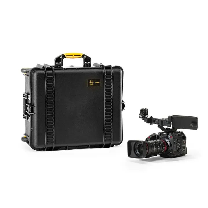 HPRC 2700W  Wheeled Hard Case for Canon EOS C300 Mark III with Label Cover