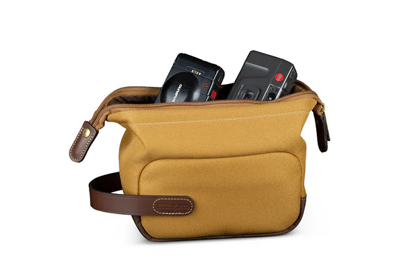 Billingham Capsule 1 Camera Pouch - Khaki FibreNyte / Chocolate Leather