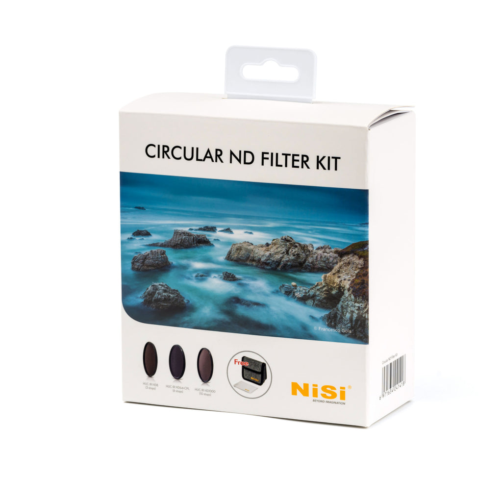 NiSi 67mm ND Filter Kit Includes ND8, ND64+CPL and ND1000 with Case