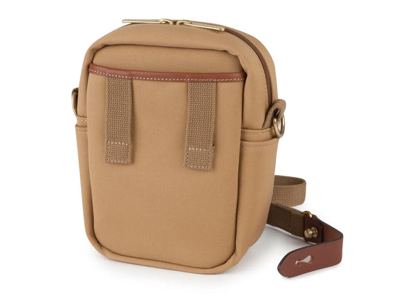 Billingham Compact Stowaway Camera Bag - Khaki Canvas / Tan Leather