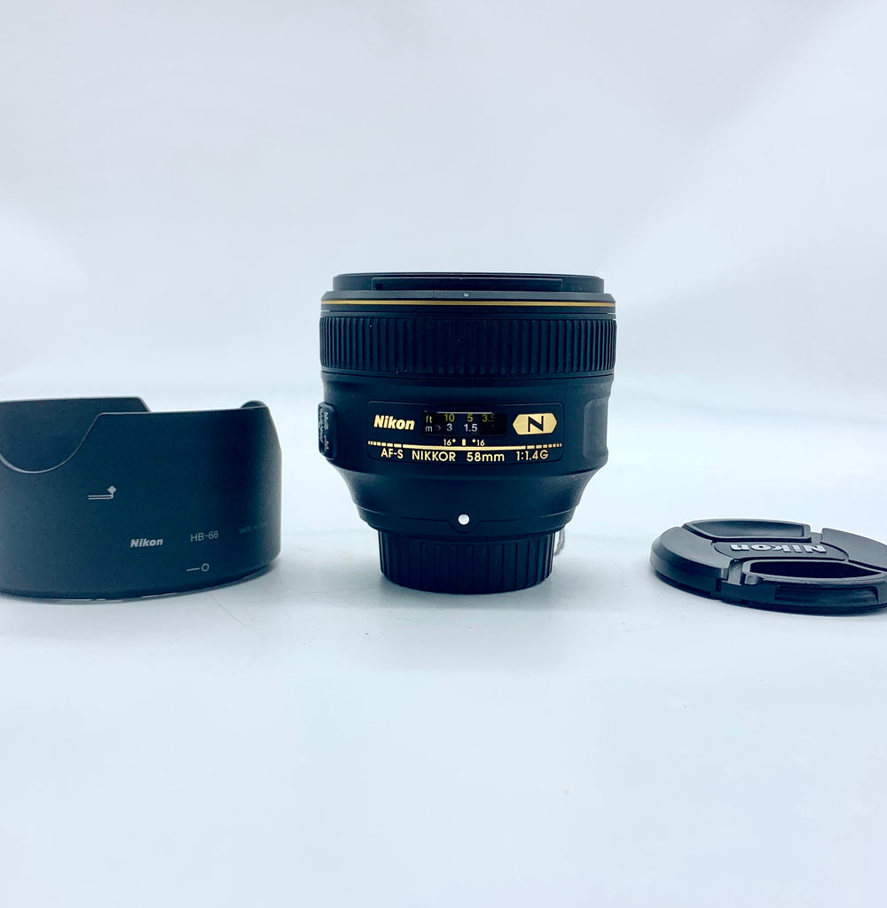 Nikon AF-S 58mm f/1.4G Lens (Second Hand)