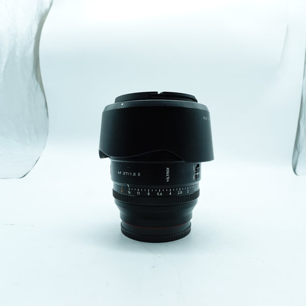 Pre-Owned Viltrox AF 27mm f/1.2 Pro Lens for Sony E Hood, F Cap SN: 01Y8ANC