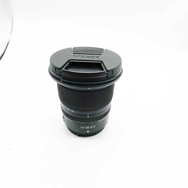 Pre Owned Nikon Z 14-30mm f4 S Lens W/ Hood, Caps, Box SN: 20084362