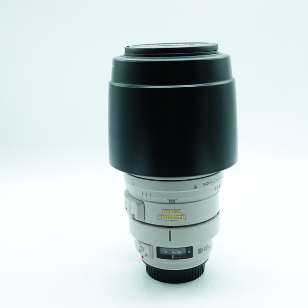 Pre Owned Canon EF 100-400mm f4.5-5.6 L IS Lens W/ Hood, Caps Pouch S: 470198