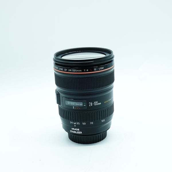 Pre Owned Canon EF 24-105mm f4 L IS USM Lens W/ Hood & Caps SN: 2043846