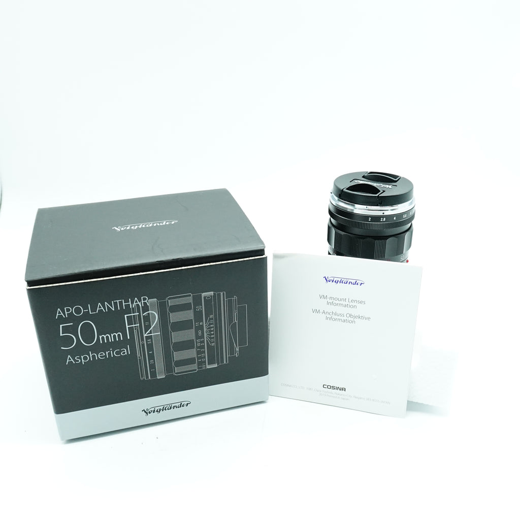 Pre Owned Voigtlander M 50mm APO-Lanthar ASPHERICAL F2 Lens W/ CAps SN: 07364096