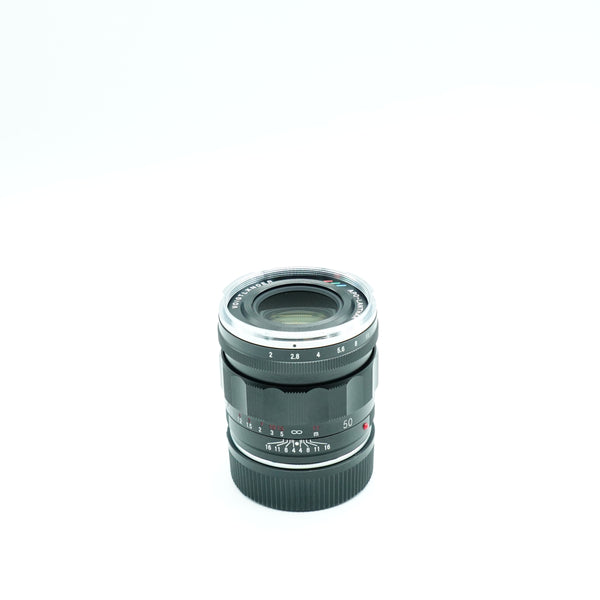 Pre Owned Voigtlander M 50mm APO-Lanthar ASPHERICAL F2 Lens W/ CAps SN: 07364096