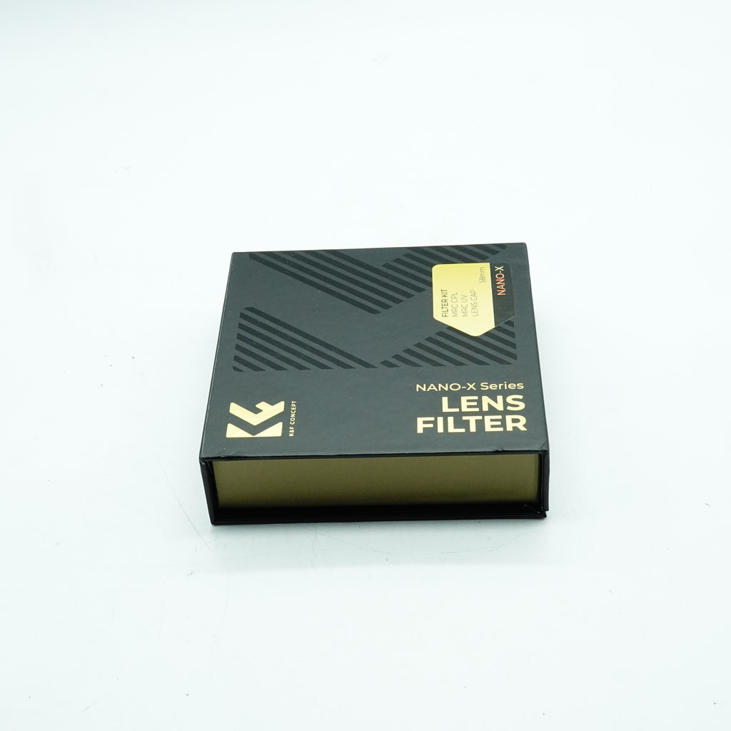 Pre-Owned K&amp;F Nano X Filter Kit CPL, UV + Lens Cap 58mm In Case