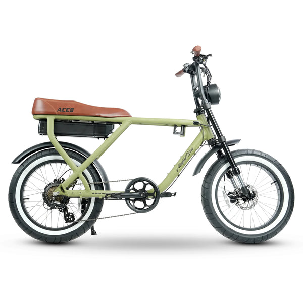 Ampd Bros Ace X Classic Edition Electric Bike - Army Green