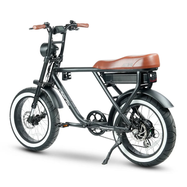 Ampd Bros Ace X Classic Edition Electric Bike - Matt Black