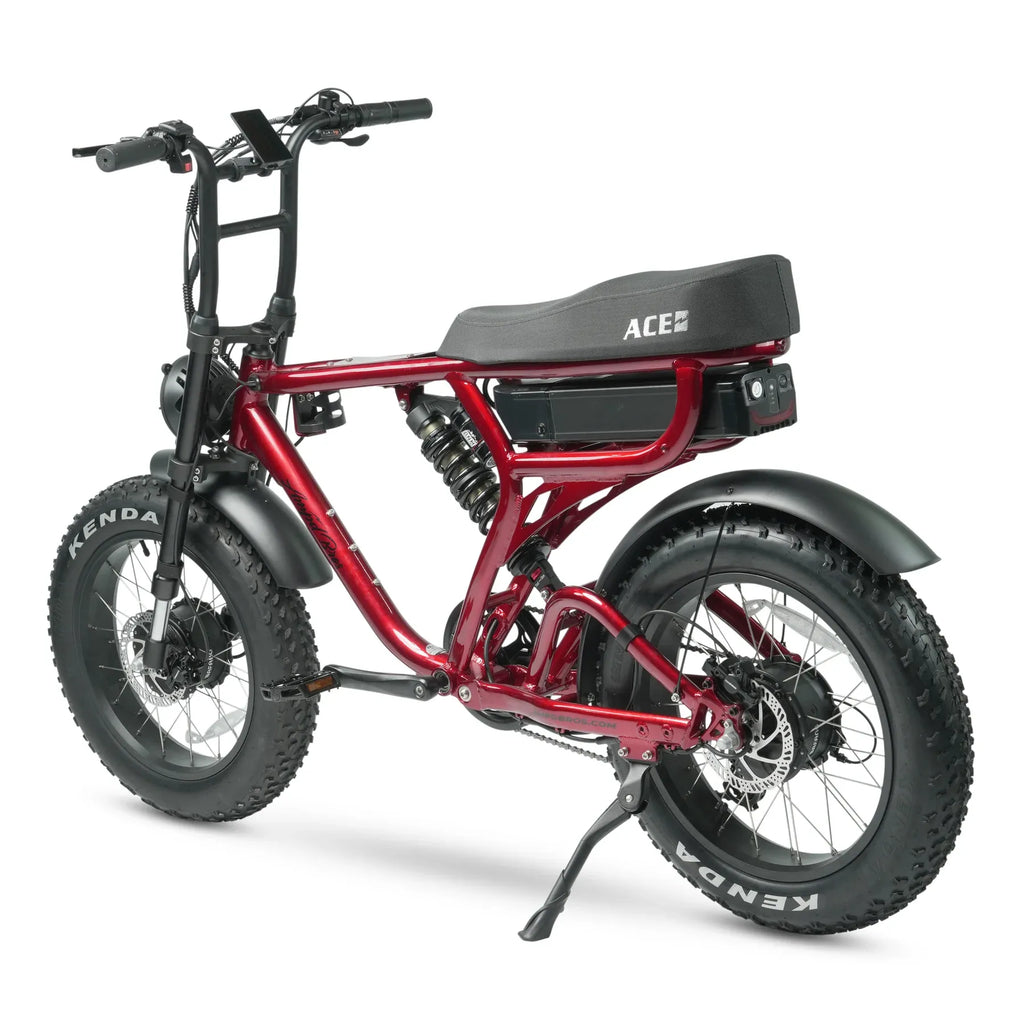 Ampd Bros Ace X Demon MkII Dual Motor Electric Bike - Metallic Red