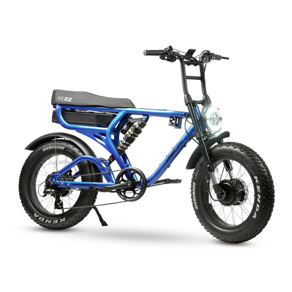 Ampd Bros Ace X Demon MkII Dual Motor Electric Bike - Blue Lightning