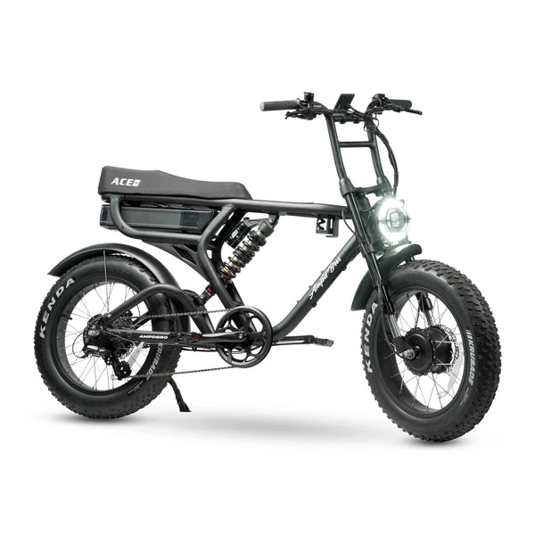 Ampd Bros Ace X Demon MkII Dual Motor Electric Bike - Matte Black