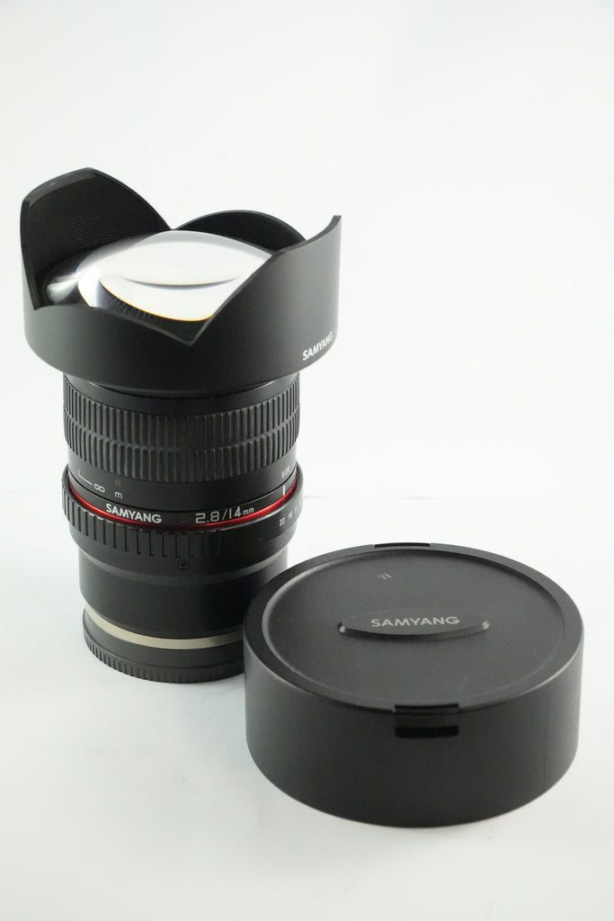 Pre-Owned Samyang 14mm f/2.8 IF ED Aspherical UMC Lens for E Mount with Caps M316E0048 (Second Hand)
