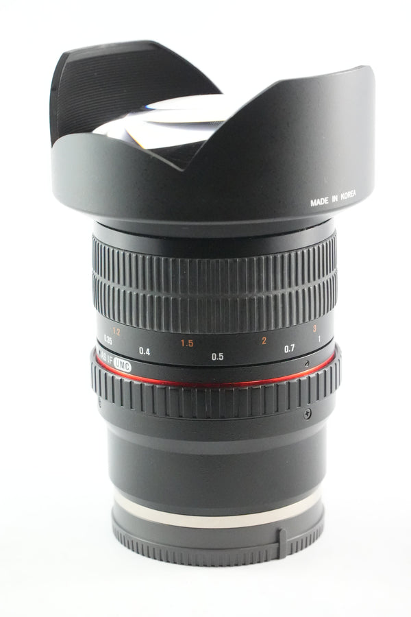 Pre-Owned Samyang 14mm f/2.8 IF ED Aspherical UMC Lens for E Mount with Caps M316E0048 (Second Hand)