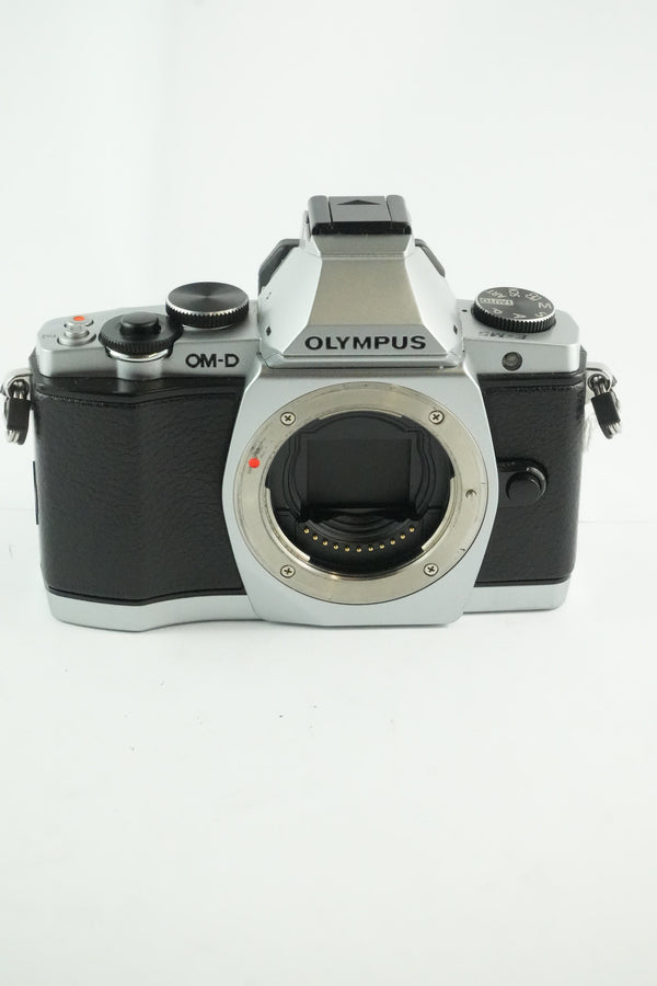 Pre-Owned Olympus OM-D E-M5 Digital Camera Silver w/Batt Charger & Manual