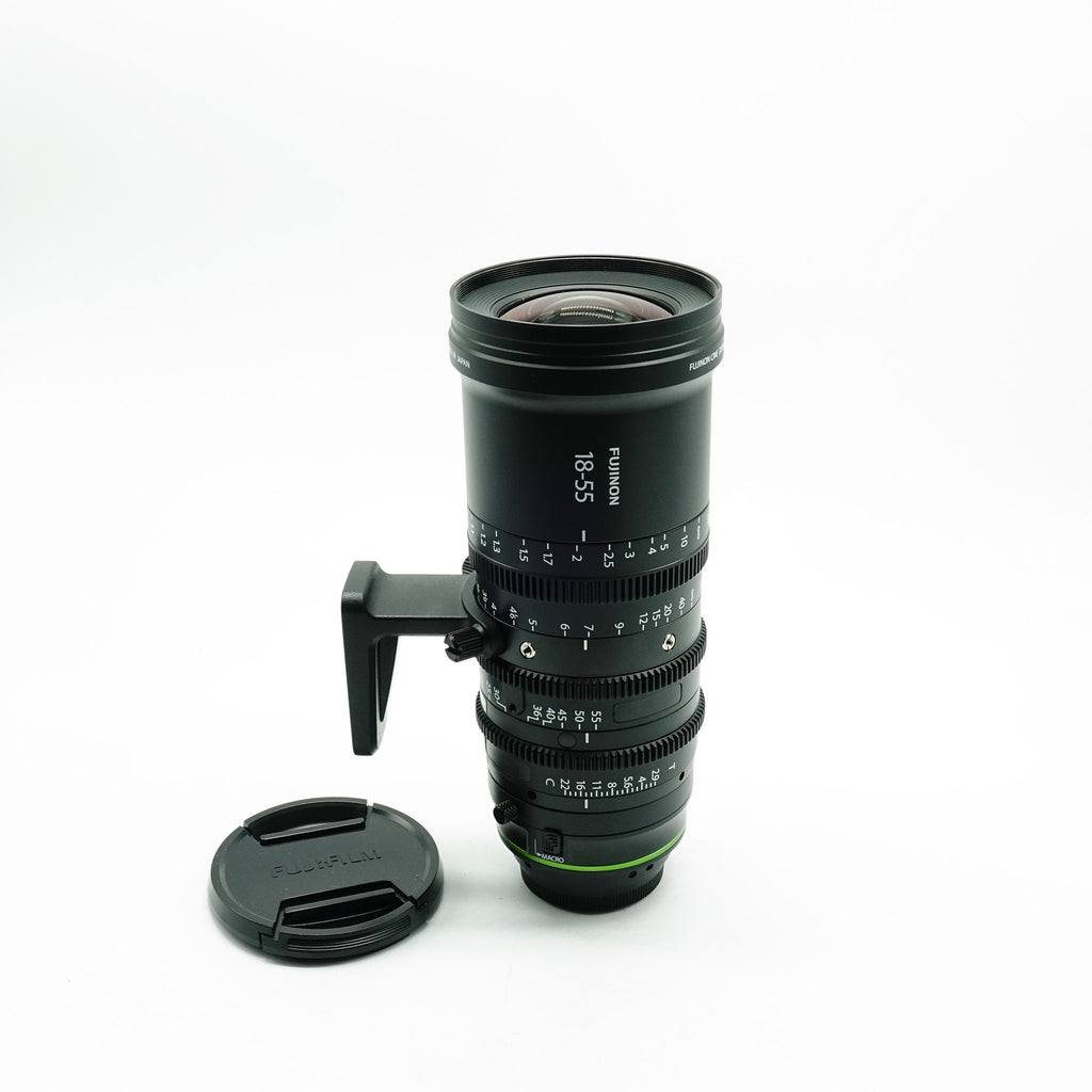 Pre-Owned FUJIFILM MKX 18-55mm T2.9 Cine Lens with Hood & Caps