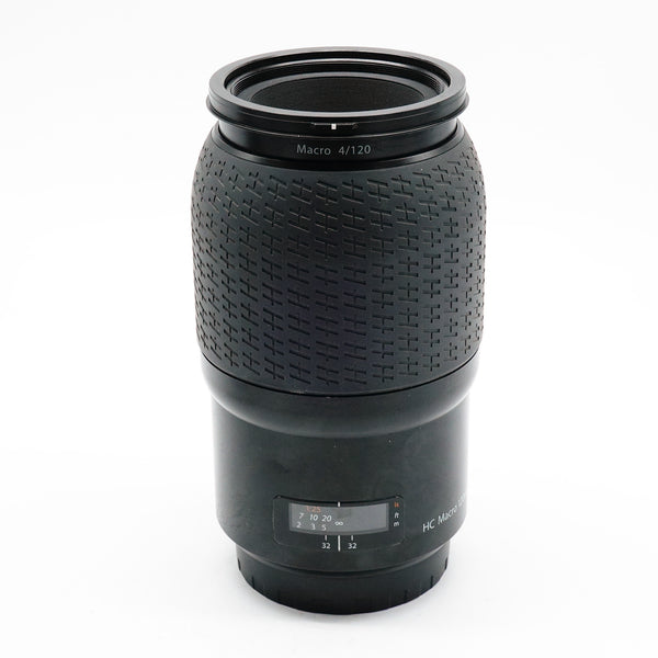 Pre Owned Hasselblad HC 120mm f4 Macro II Lens W/ Hood & Caps SN: 7EVH20936