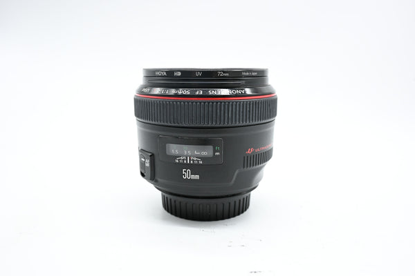 Pre Owned Canon EF 50mm f1.2 L USM, W/Caps SN: 4820835