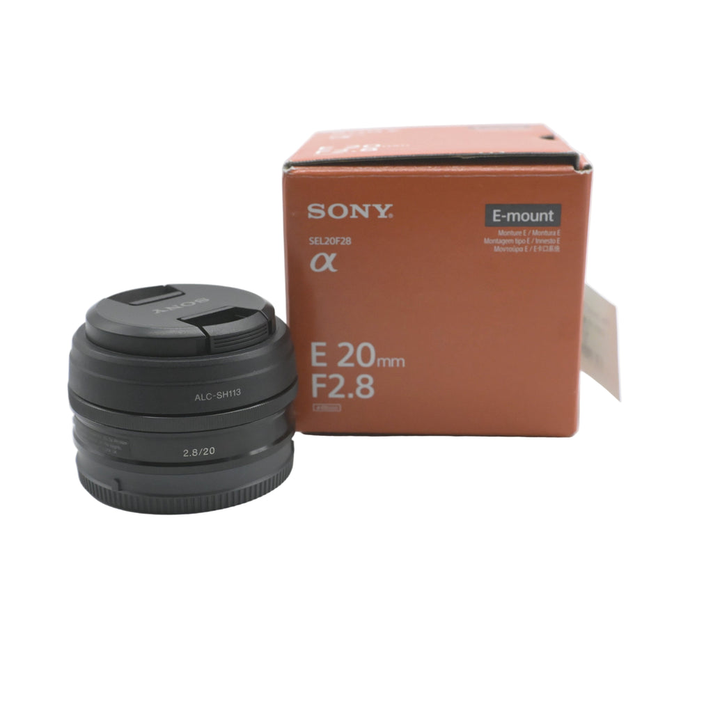 Pre Owned Sony E 20mm f2.8 Lens W/ Box SN: 6803473