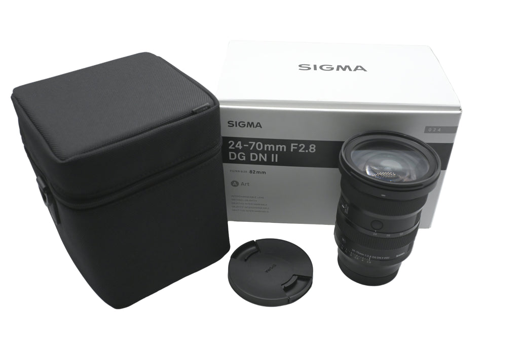 Pre-Owned Sigma 24-70mm f/2.8 DG DN II Art Lens, L Mount W/ As new, box hood caps 57930330